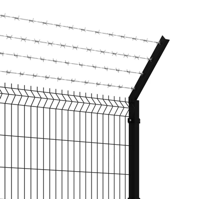 2,5 m szerokości 3d ogrodzenia z siatki drucianej powlekany PCV panel spawany na gorąco