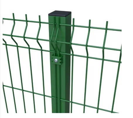 Zewnętrzny powlekany drutem spawanym 3d ogrodzenie z drutu giętego o wysokim poziomie bezpieczeństwa, zakrzywiona siatka