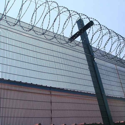 Wodoodporny 358 Mesh Anti Climb Prison Fence ocynkowany ogniowo