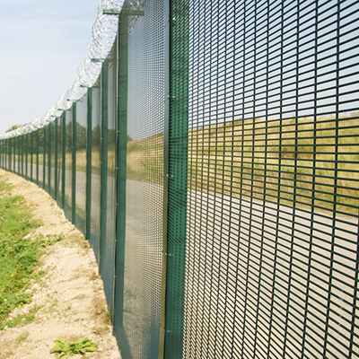 TLSW Square Post 358 Panel ogrodzeniowy z siatki drucianej pokryty PVC