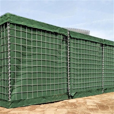 Olive Green Gabion Military Sand Wall Bariera Hesco powlekana PVC 300g / M2