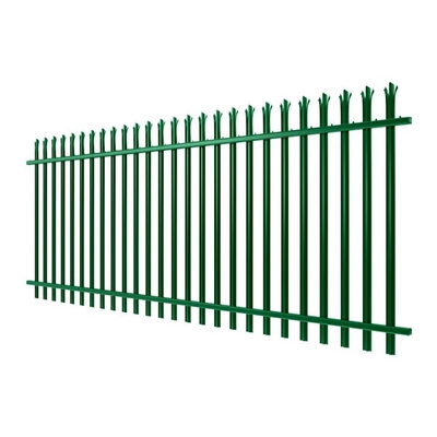 Wysokość 1,8 m 2,4 m Zabezpieczenia PCV Metalowe ogrodzenie palisadowe M8x30mm
