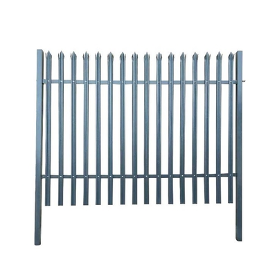 ISO9001 Malowane proszkowo ocynkowane metalowe ogrodzenie palisadowe 50x50mm