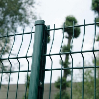 Spawane elektrycznie ocynkowane ogrodzenie z siatki drucianej powlekane PCV