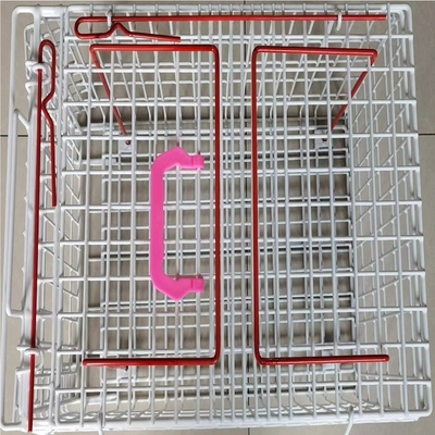 Pojemnik z siatki drucianej z drutu ocynkowanego Klatki dla królików 52 * 32 * 40 cm