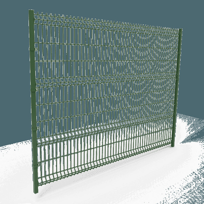 Panele ogrodzeniowe z drutu 3D powlekane PCV o wysokości 630 mm-2430 mm