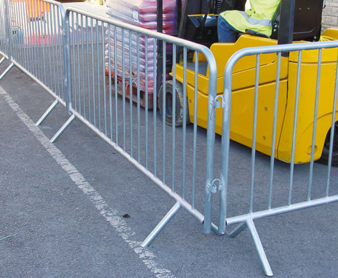 42mm OD Malowanie proszkowe Crowd Stopper Barricades Gates Powlekane PVC