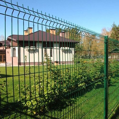 Ogrodzenie z siatki drucianej RAL 6005 z zielonego ogrodu