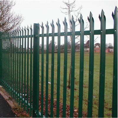 W Sekcja D Sekcja Stalowe metalowe panele ogrodzeniowe palisady 60 * 60 mm
