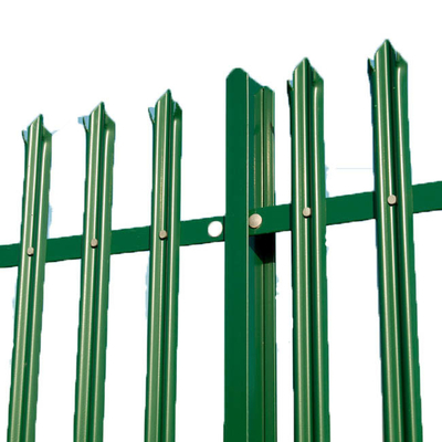 2,0 mm 3,0 mm stalowe ogrodzenie bezpieczne palisada ocynkowane metalowe ogrodzenie zabezpieczające