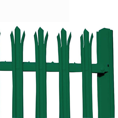 2,0 mm 3,0 mm stalowe ogrodzenie bezpieczne palisada ocynkowane metalowe ogrodzenie zabezpieczające