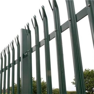 ISO9001 6ft Palisade Security Fence Malowane proszkowo Łatwy montaż
