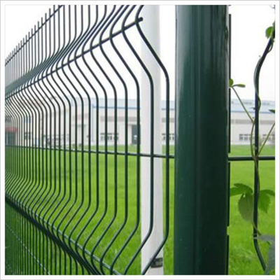 Żółte ogrodzenie z siatki drucianej 3D ISO9001 Ogrodzenie z siatki drucianej spawanej